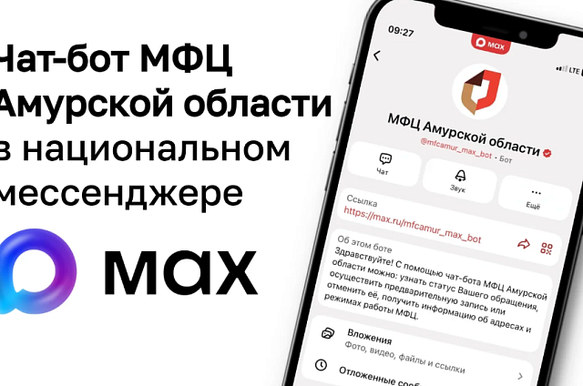 Чат-бот МФЦ в Приамурье за полгода обработал 20 тысяч уведомлений о готовности документов