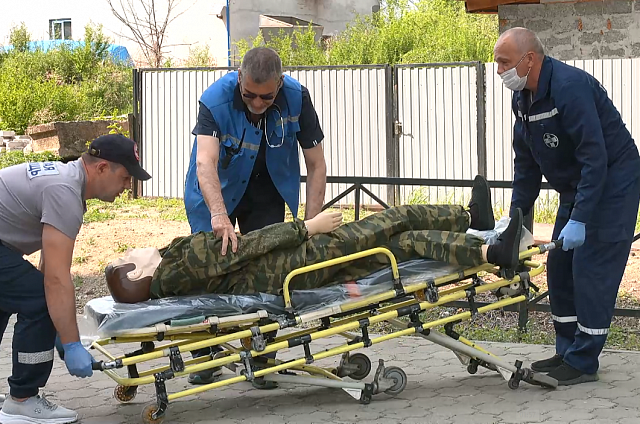 В Благовещенске состоялись учения по ликвидации последствий взрыва газа