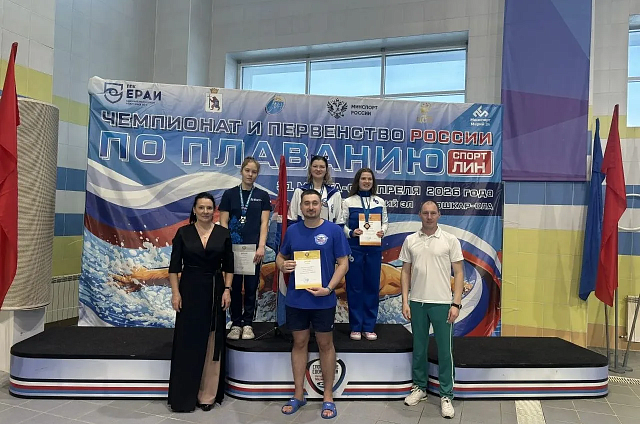 Амурская пловчиха завоевала четыре медали на чемпионате России
