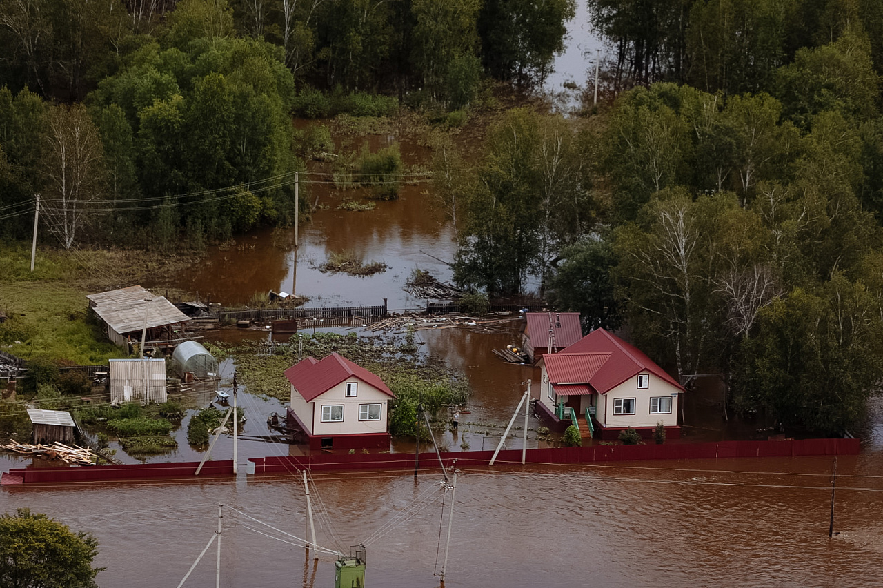 В Приамурье остаются подтопленными 45 жилых домов