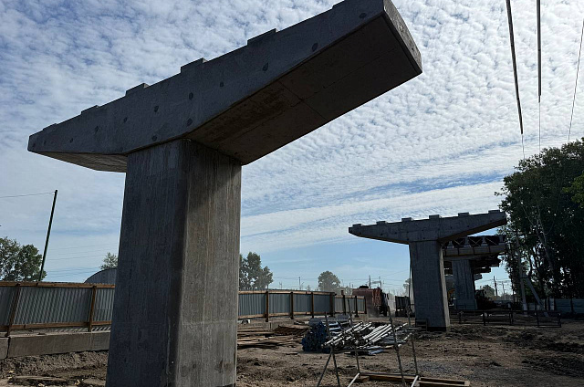 Строительство путепровода через Транссиб в Белогорске идёт с опережением графика