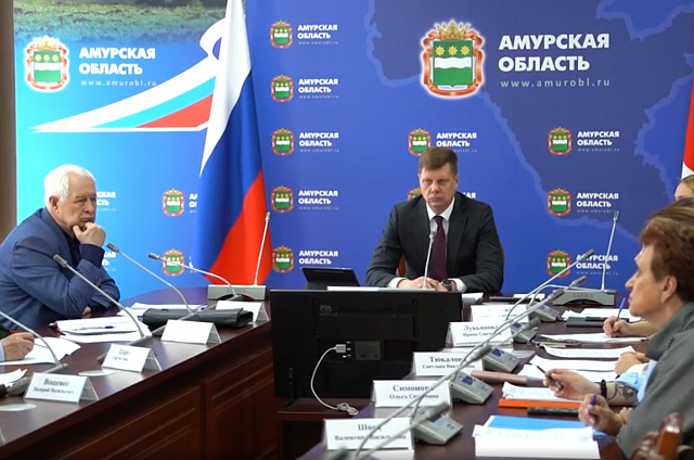 В правительстве Амурской области обсудили подготовку к празднованию Дня Победы