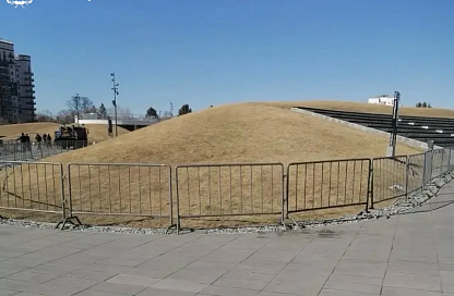 В областном центре закрыли холмы у «Трибуны Холл» для подготовки к летнему сезону