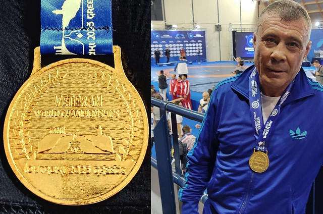 Амурчанин Игорь Докучаев стал чемпионом мира по спортивной борьбе среди ветеранов