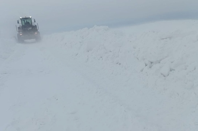 Участок региональной трассы временно перекрыт из-за непогоды