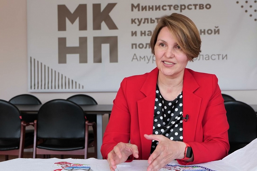 Народные мастерицы из Благовещенска создали уникальную карту Амурской области