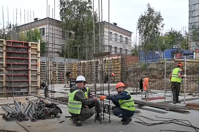 В Белогорске строят новый терапевтический корпус межрайонной больницы