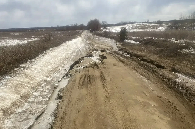 В Свободненском округе размыло два участка дорог из-за таяния снега