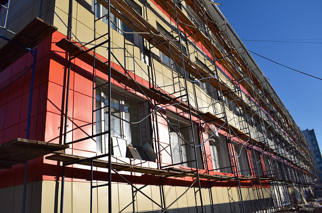 Масштабное преображение школы № 7 имени Героя России Игоря Ткаченко продолжают в Тынде