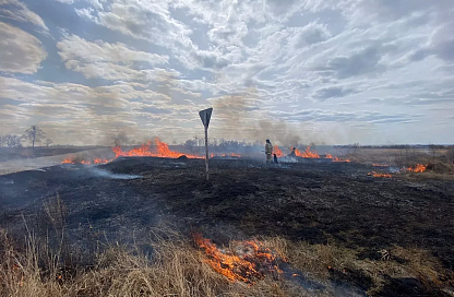 Беспилотники и авиация следят за пожарами в Амурской области