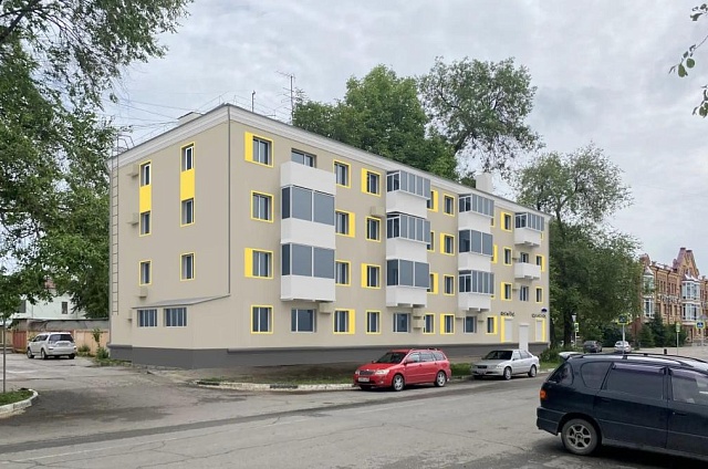 Ещё 14 фасадов отремонтируют в Благовещенске в этом году