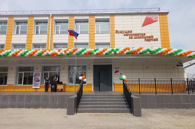 В школе села Возжаевка завершился капитальный ремонт по национальному проекту «Молодежь и дети» 