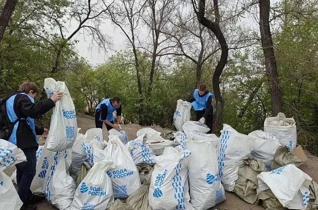 Более 1200 амурчан очистили 46 километров берегов в рамках акции «Вода России»