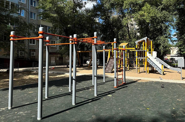 Новые детские и спортивные площадки появились в Благовещенске сразу на двух территориях 