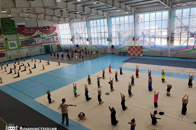 Почти сотня гимнасток со всего Дальнего Востока собрались на сборы в Благовещенске