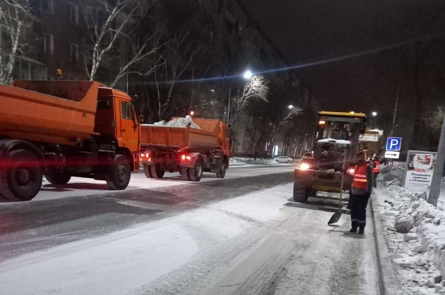 Сегодня в Благовещенске ГСТК очистит от снежного наката улицу Студенческую