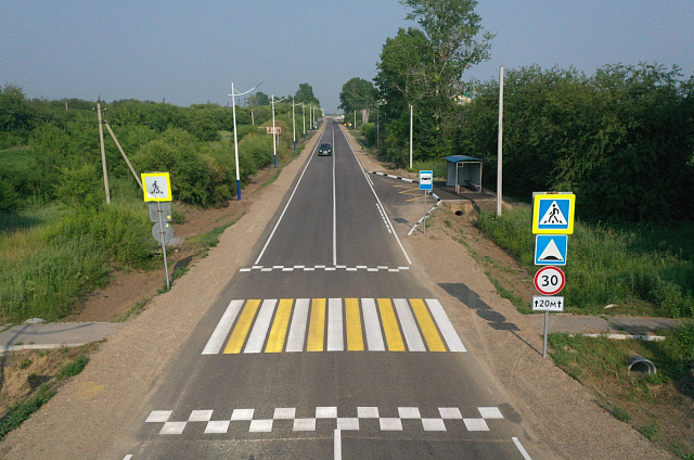 В Николаевке отремонтировали дорогу, соединяющую Тамбовский и Благовещенский округа