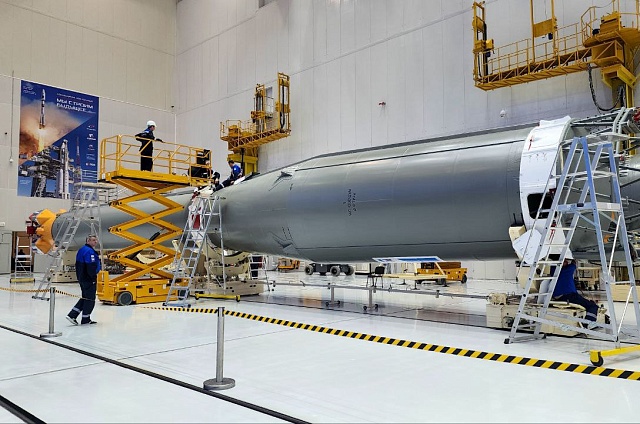 «Ключ на старт»: на космодроме «Восточный» готовят к пуску ракету-носитель «Союз-2.1б»