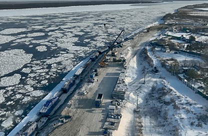 Во Владимировке завершить строительство 8-километровой защитной дамбы планируют уже в 2026 году