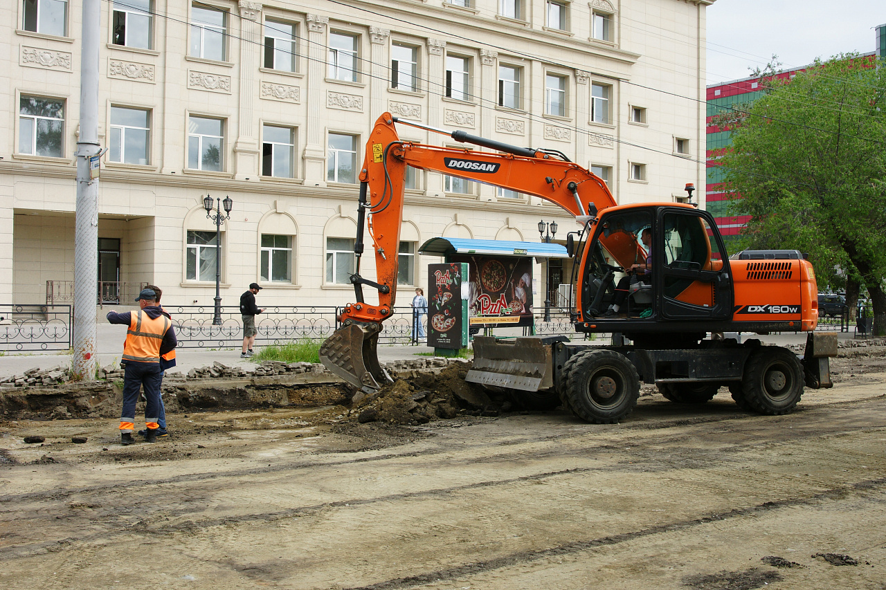 В Благовещенске приступили к ремонту улицы 50 лет Октября | 19.06.2024 |  Благовещенск - БезФормата