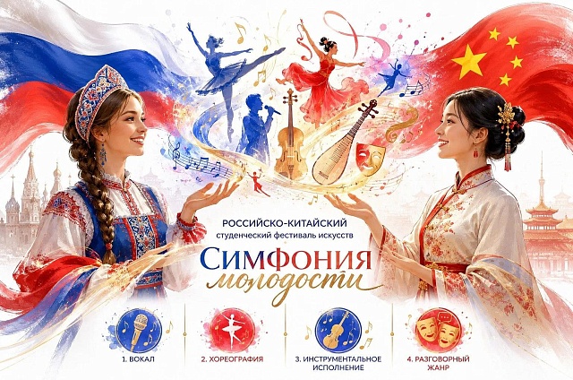 Амурских студентов приглашают на Российско-Китайский фестиваль «Симфония молодости» в Москве