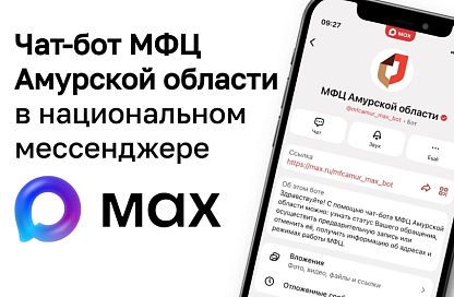 Чат-бот МФЦ в Приамурье за полгода обработал 20 тысяч уведомлений о готовности документов