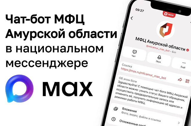 Чат-бот МФЦ в Приамурье за полгода обработал 20 тысяч уведомлений о готовности документов