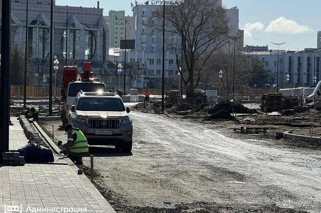 Улица Краснофлотская в Благовещенске готова более чем на 70%