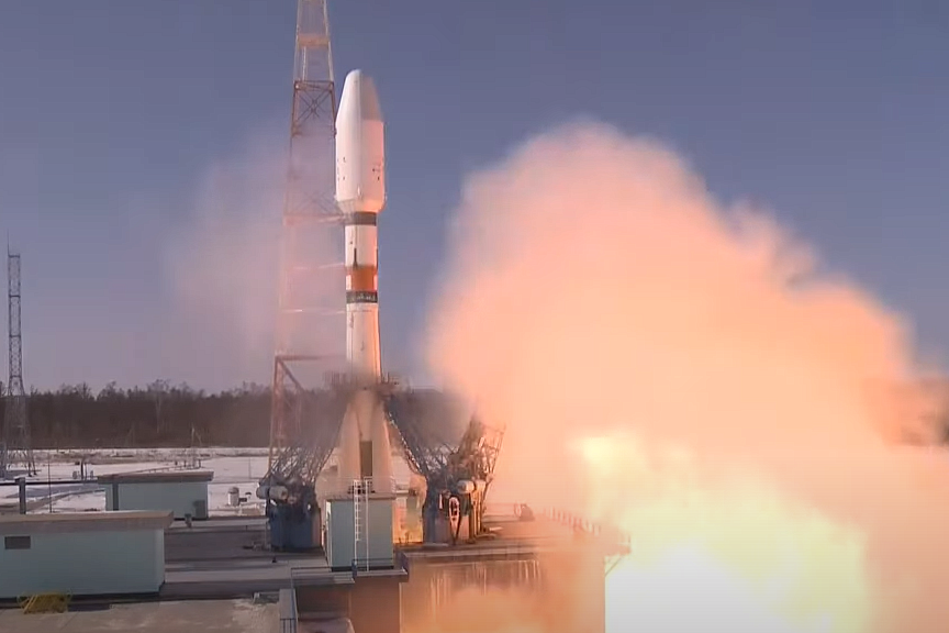 Фото: скриншот видео прямой трансляции Роскосмоса
