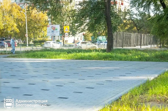 В Благовещенске завершают ремонт ещё на трёх магистралях