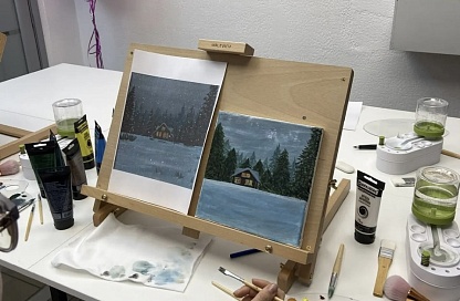 Смелая кисть и господдержка: в Зее открылась новая творческая студия