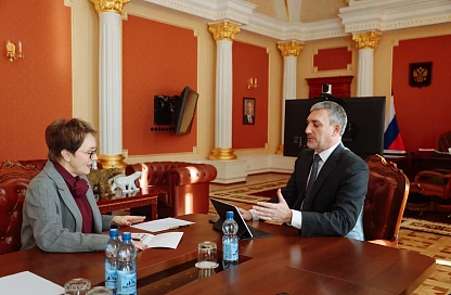 Глава амурского Роспотребнадзора рассказала Василию Орлову об эпидемиологической ситуации в регионе