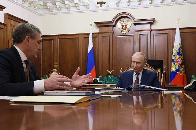 Василий Орлов встретился с президентов Российской Федерации Владимиром Путиным