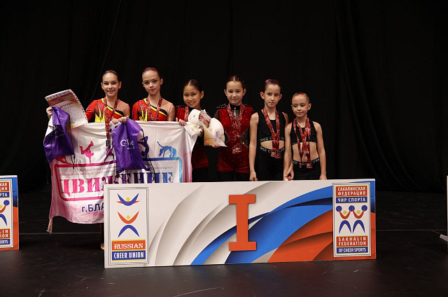 «Мы за вас болеем!»: амурские чирлидерши завоевали награды на турнире