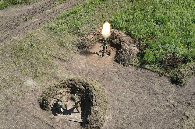 Военные ВВО в Амурской области уничтожили позиции условного противника