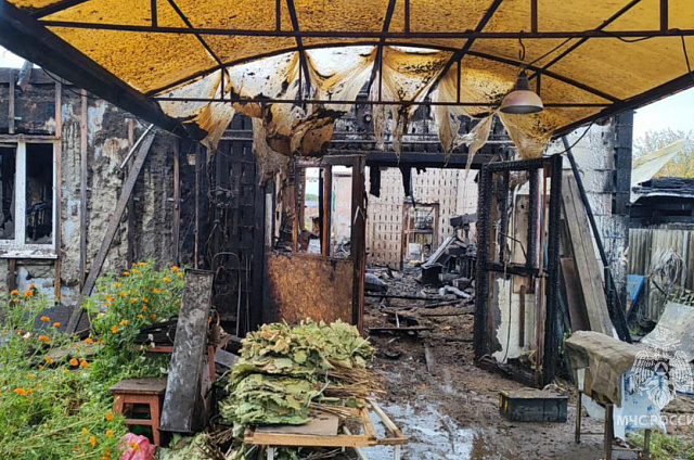 Пожар в Свободном забрал жизнь женщины 