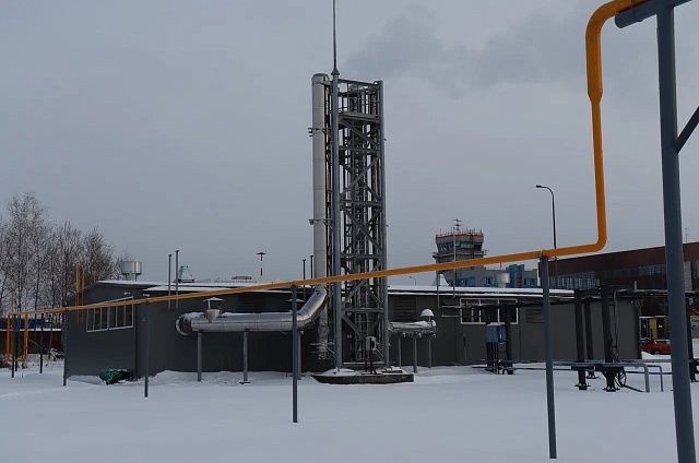 На природный газ перевели блочно-модульную котельную благовещенского Аэропорта