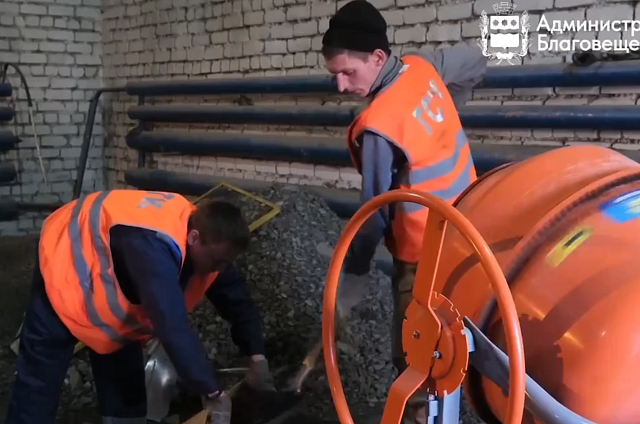 ГСТК начал самостоятельно производить холодный асфальт для ямочного ремонта в Благовещенске