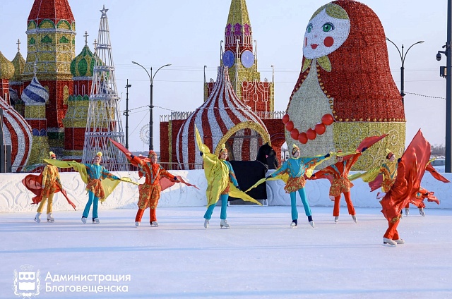 Более 42 тысяч гостей: новогодние мероприятия в Благовещенске побили рекорд посещаемости