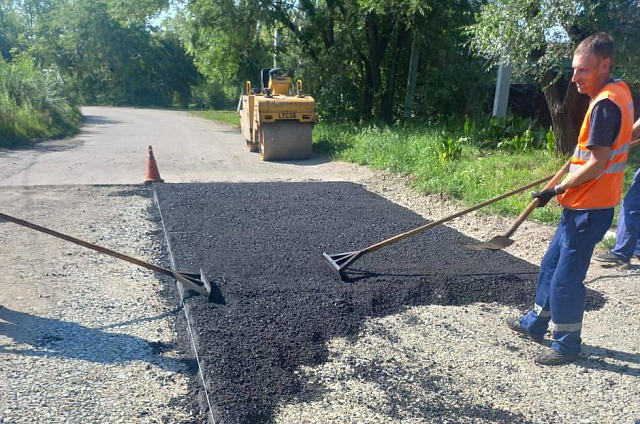 В Благовещенске отремонтировали более 4 тысяч квадратных метров дорог