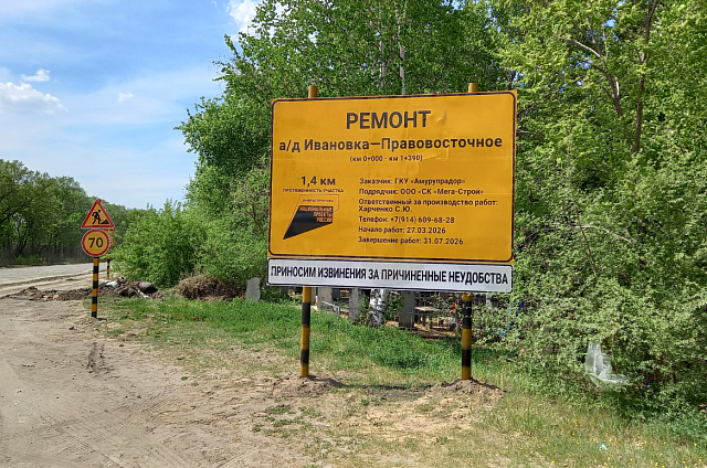 Дорогу Ивановка – Правовосточное отремонтировали на четверть