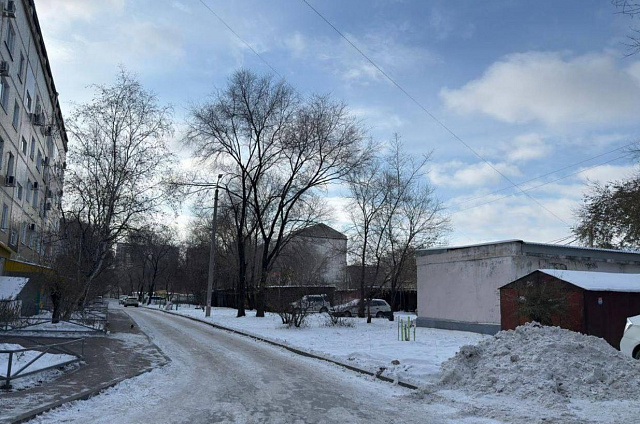 Почти все дворы Благовещенска очищены от снега и наледи