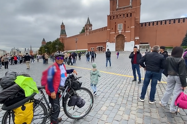 Благовещенка в одиночку проехала 8,5 тысяч километров на велосипеде