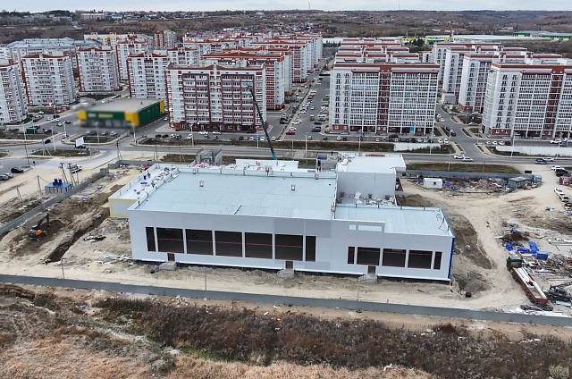 Физкультурно-оздоровительный центр возводят в селе Чигири благодаря нацпроекту «Демография»