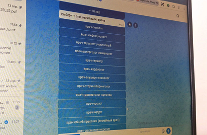 Почти 70 тысяч амурчан записались к врачу через чат-бот «Моё здоровье» в МАХ