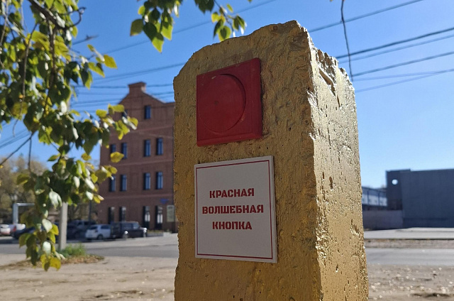 «Жать или не жать? Вот в чём вопрос»: новый нестандартный арт-объект появился в Благовещенске