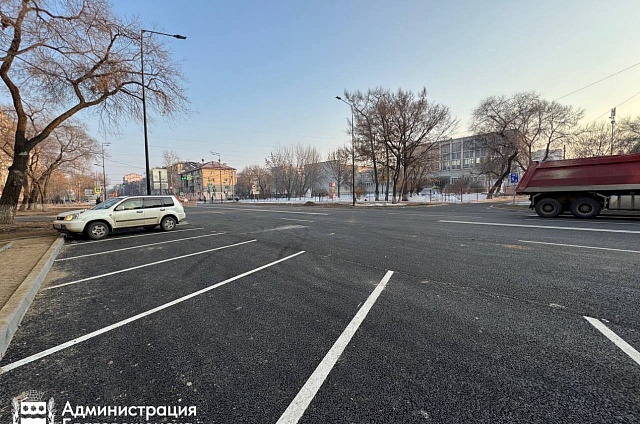 В Благовещенске появятся новые парковки на 110 машиномест