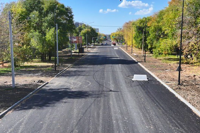 В Благовещенске завершают реконструкцию одной из ключевых улиц города