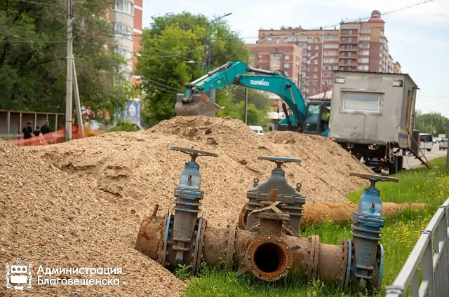 В Благовещенске закроют участок Кантемирова для ремонта теплосети