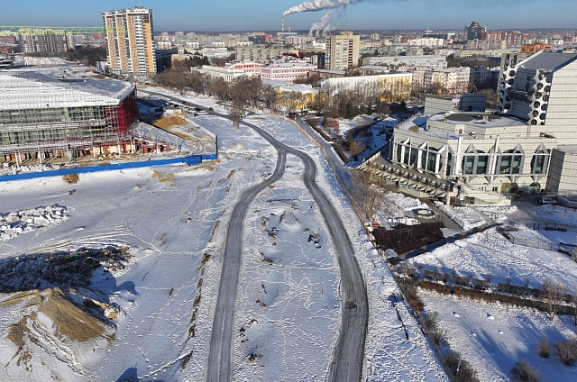 На улице Краснофлотской в Благовещенске дорожники возобновили реконструкцию после зимы